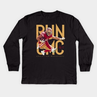 Christian McCaffrey Run CMC Kids Long Sleeve T-Shirt